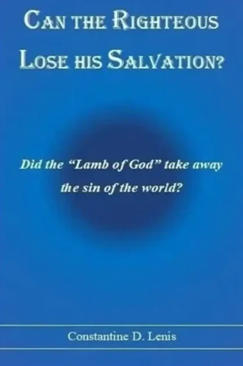 A blue background with white text questioning the Lamb of God and salvation.